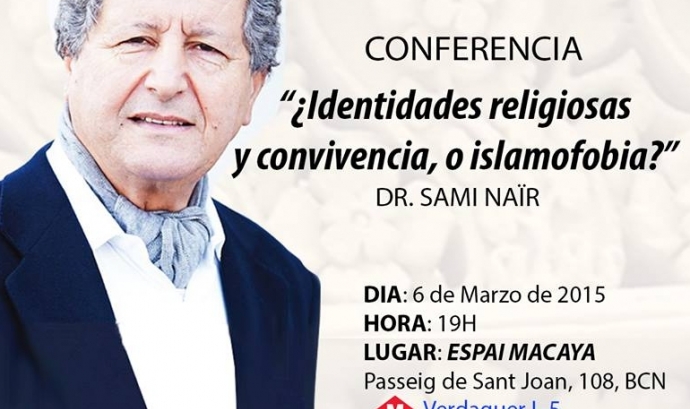 Conferència de Sami Naïr: Identitats religioses i convivència, o islamofòbia?