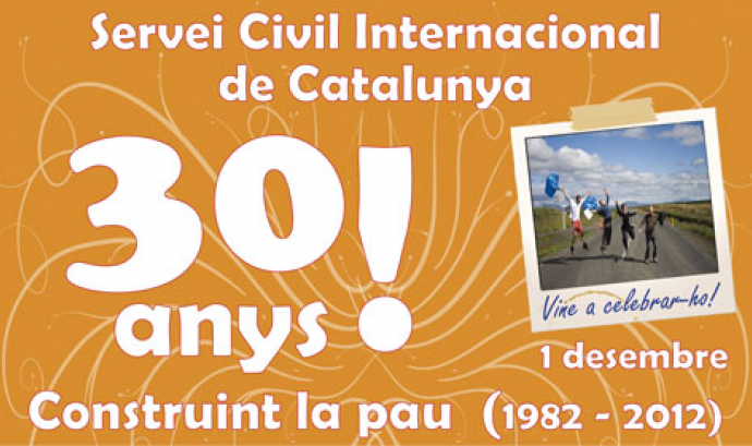 Cartell de la festa dels 30 anys de l'SCI-Cat