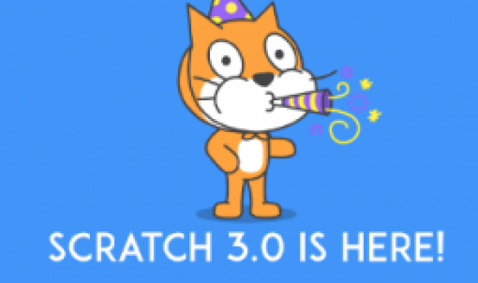 Imatge promocional del llançament de Scratch 3.0