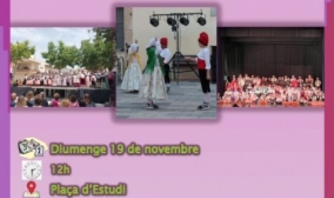 Cartell de la trobada d'esbarts infantils i juvenils. Font: Agrupació Cultural de Vila-seca