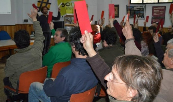 Assamblea de Socis de Som Energia Barcelona (imatge: blog.somenergia.coop)
