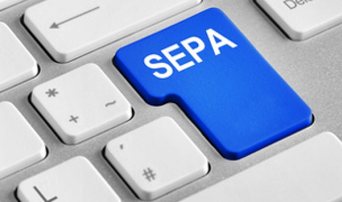 Logo de la zona única de pagament SEPA. Font: sepaesp.es Font: 