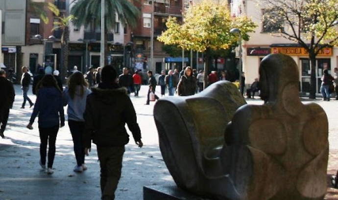 Imatge del barri de la Serra d'en Mena, a Santa Coloma de Gramenet. Font: serramena.com