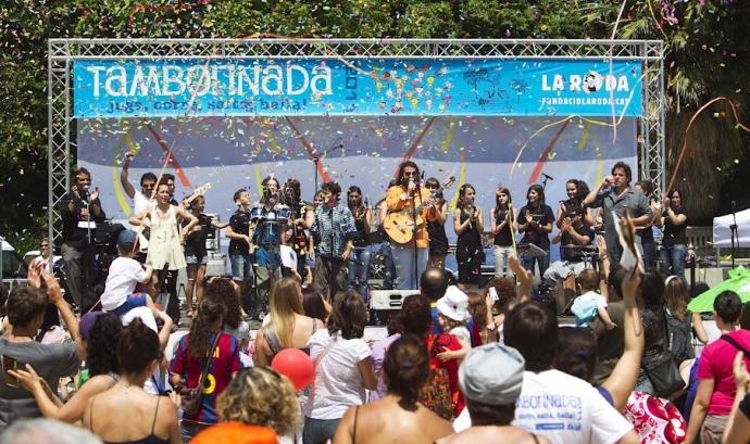 Imatge de la tamborinada 2011 (Foto: Fundació La Roda) Font: 