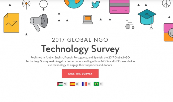 Imatge gràfica de l'Enquesta Global de Tecnologia d'ONG. Font: Nonprofit Tech For Good