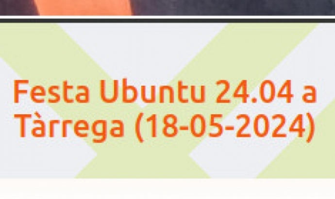 Cartell promocional activitat. Font: Ubuntu.cat