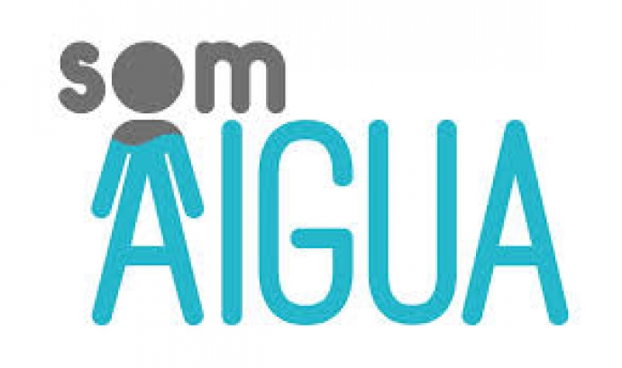Logo de la campanya "Som aigua"