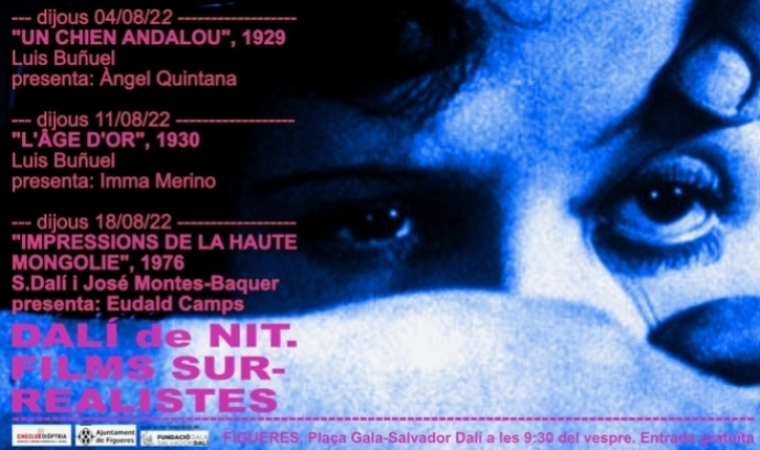 Cartell del Dalí Nocturn. Font: Cineclub Diòptria