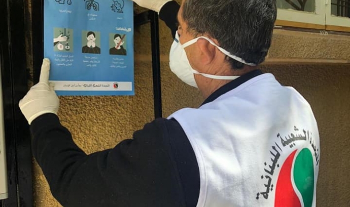 Campanya vacunació Covid-19 Líban Font: Socors Popular Libanès