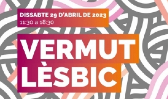 Fragment del cartell oficial de l'esdeveniment 'Vermut lèsbic'. Font: Crida LGTBI