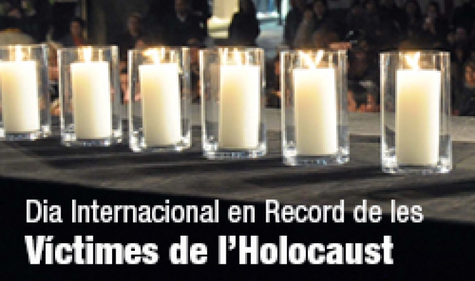 Imatge commemorativa del Dia Internacional en record de les víctimes de l’Holocaust