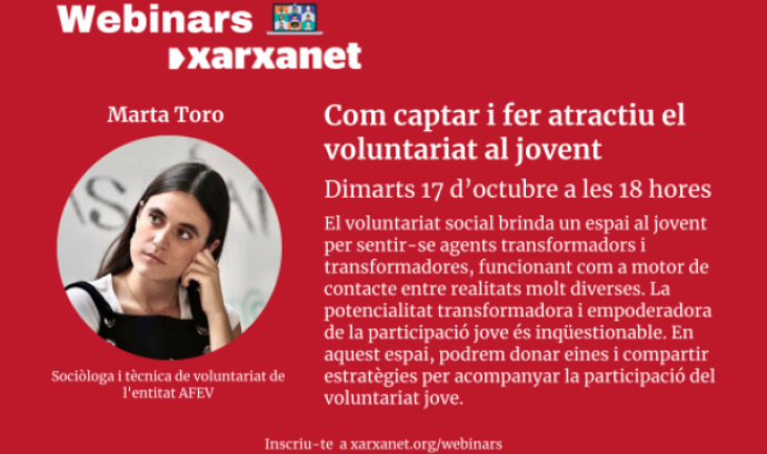 Marta Toro, sociòloga i tècnica de voluntariat de l'entitat AFEV.