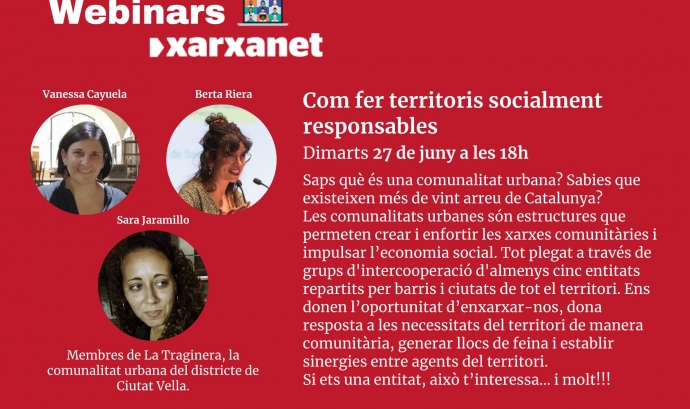 'Com fer territoris socialment responsables', per Berta Riera, Vanessa Cayuela i Sara Jaramillo. Font: Xarxanet. Font: Xarxanet