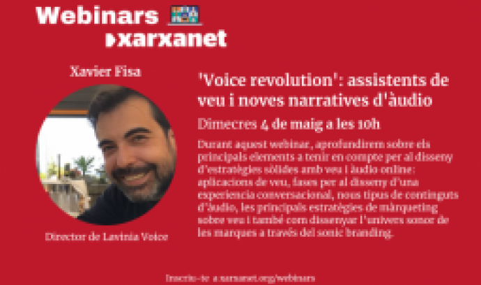 Webinar: 'Voice revolution': assistents de veu i noves narratives d'àudio