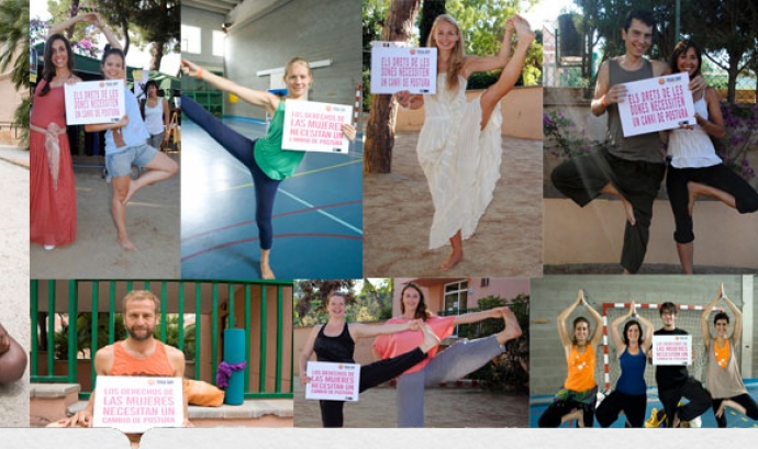 Crida a la participació al Yoga Day 2014 Font: 