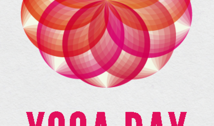 Logotip del yoga Day