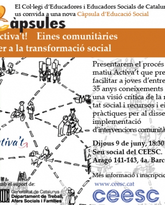 CÀPSULA: Activa't! Eines comunitàries per a la transformació social