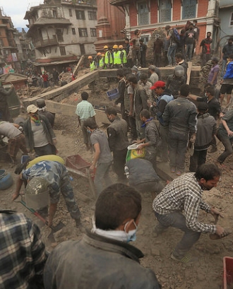 Terratrèmol al Nepal. Font: United Nations Development
