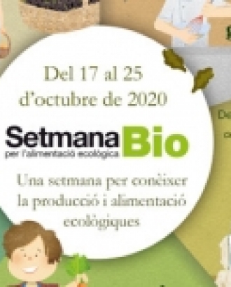 Cartell de la Setmana Bio 2020. Font: Barcelona Sostenible