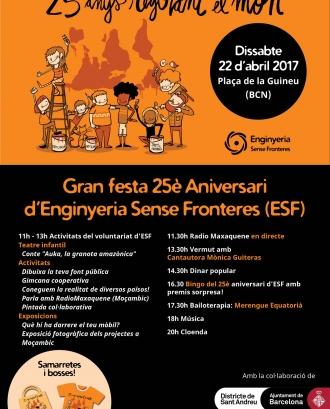 Festa 25è Aniversari d'Enginyeria Sense Fronteres