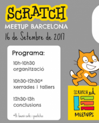 4a Trobada ScratchEd Meetup Barcelona. Font: www.meetup.com