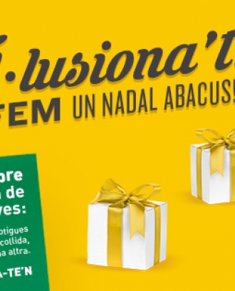 Campanya Il·lusionat! Fem un Nadal Abacus! Font: Abacus 