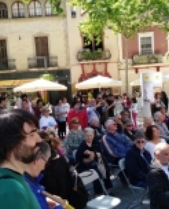 Commemoració del Dia Mundial de la Fibromiàlgia de fa dos anys a Barcelona
