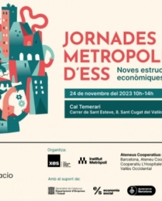 Les Jornades Metropolitanes d'Economia Social i Solidària compten amb el suport del Departament d'Empresa i Treball de la Generalitat de Catalunya. Font: Canva.