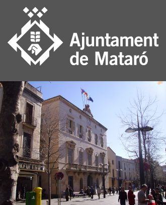 Imatge i logotip de l'Ajuntament de Mataró. Font: Wikipèdia