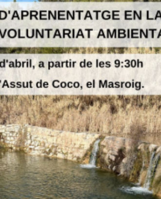 Fragment del cartell oficial de l'activitat de voluntariat que organitza l'Associació l'Aube. Font: Associació l'Aube