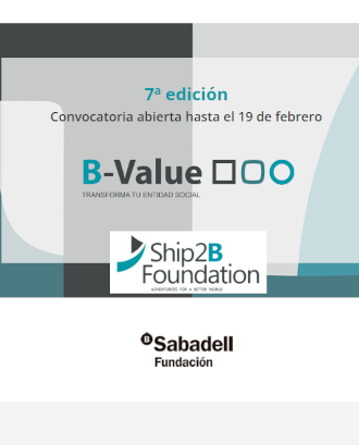 Logo del programa B-Value. Font: Fundació Banc Sabadell