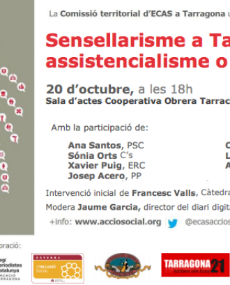 ‘Sensellarisme a Tarragona, assistencialisme o treball social?’