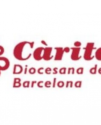 Logotip de Càritas de Barcelona, els organitzadors de la xerrada. Font: Càritas
