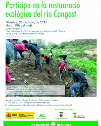 Jornada de voluntariat ambiental al Riu Congost (imatge:Associació Habitats)