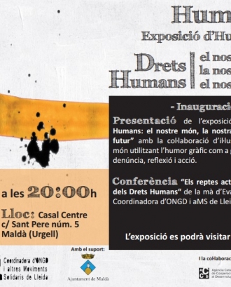 Cartell de l'esdeveniment. Font: Coordinadora d’ONGD i altres Moviments Solidaris de Lleida