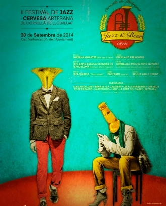 Cartell del II Festival Jazz & Beer de Cornellà de Llobregat