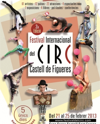 Cartell del II Festival Internacional del Circ Castell de Figueres