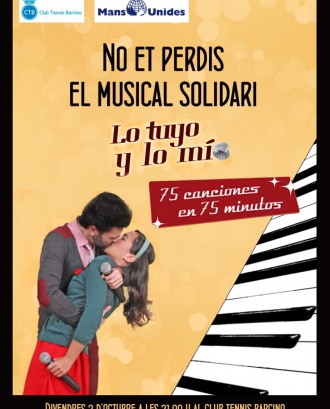 "Lo Tuyo y Lo Mío", espectacle musical solidari amb Mans Unides