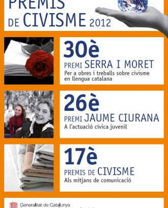 Cartell Premis de Civisme 2011. Font: Benestar Social i Família