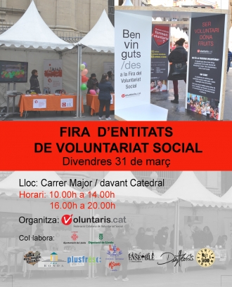 VII Fira d’Entitats de Voluntariat Social de Lleida