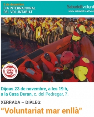 Xerrada - Col·loqui: Voluntariat mar enllà, amb Proactiva Open Arms