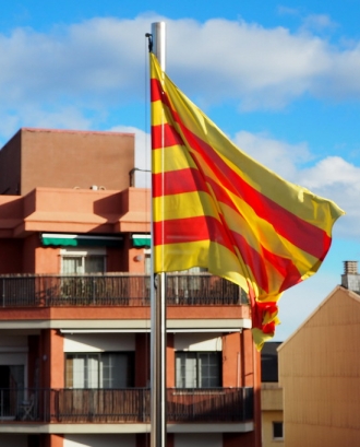 Bandera catalana. Font: Flickr - Teresa Grau Ros