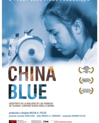 Cartell del documental "China Blue"