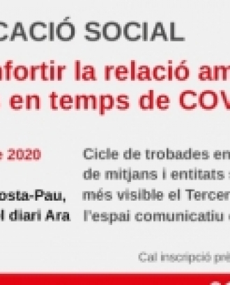 Imatge del Cicle de Comunicació Social. Font: Federació Catalana de Voluntariat Social