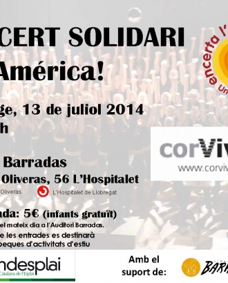 Concert solidari. Oh, Amèrica!