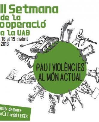 Cartell de la VIII Setmana de la Cooperació de la UAB. Font: FAS