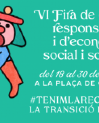 Cartell de la VI Fira de Consum Responsable i d'Economia Social i Solidària. Font: Ajuntament de Barcelona