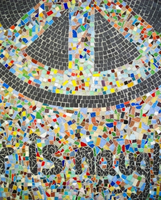Mosaic símbol de la pau_la veu de Nanuk_Flickr