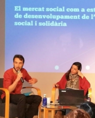 Jornada El Mercat Social al Tercer Sector Social de Catalunya. Font: Calidoscoop