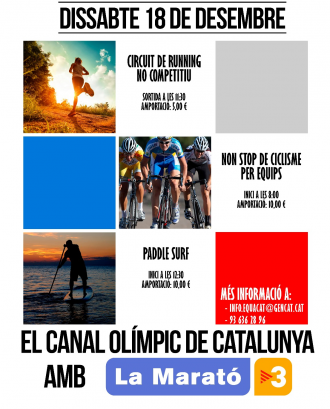 Cartell esdeveniment. Font: Canal Olímpic de Castelldefels